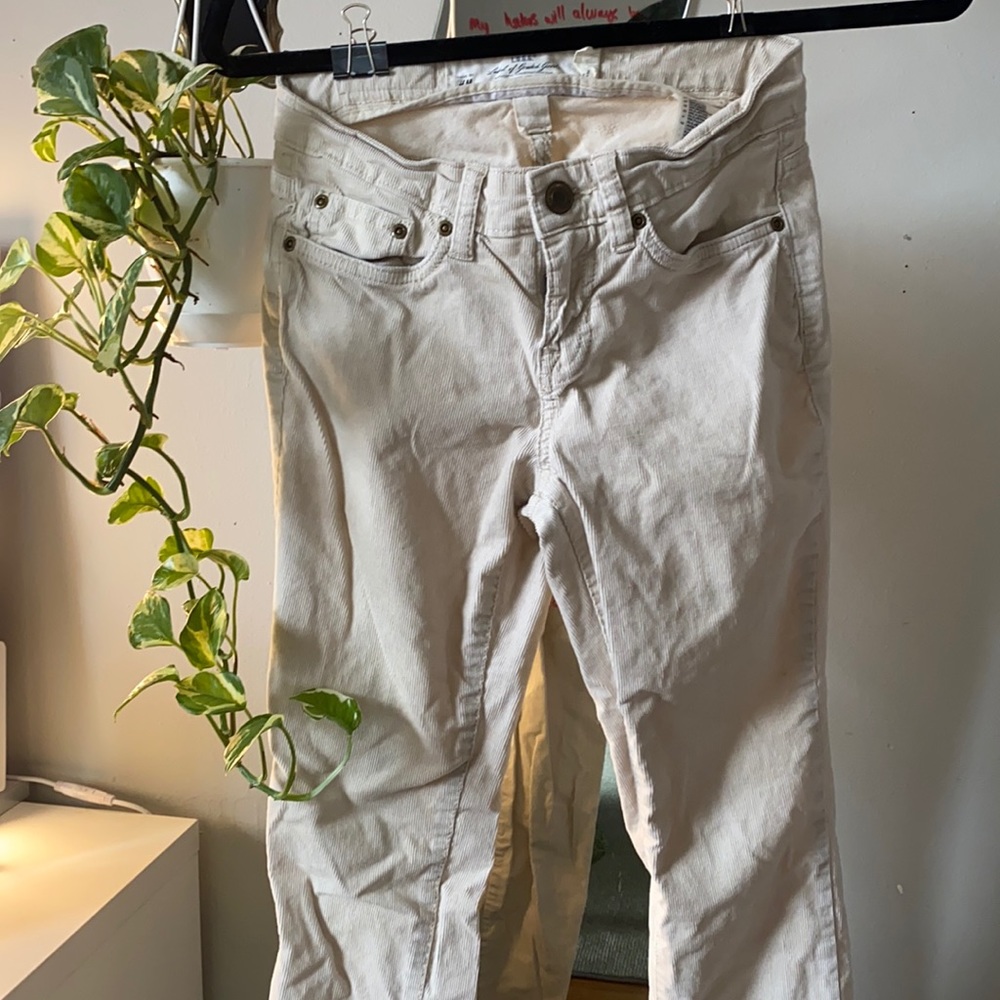 H&M beige corduroy pants